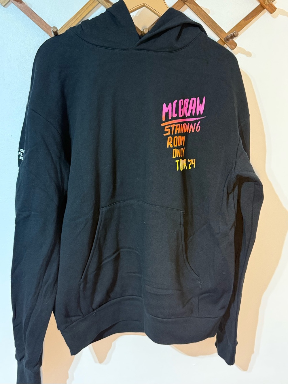 Tim Mcgraw Standing Room Only Tour Hoodie Black 2024 Concert Music Tour
